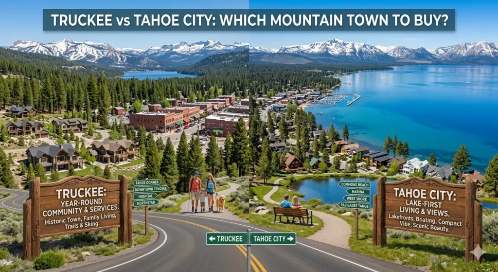 truckee vs tahoe city